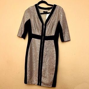 Jax silver and black sexy dress 🖤🤍